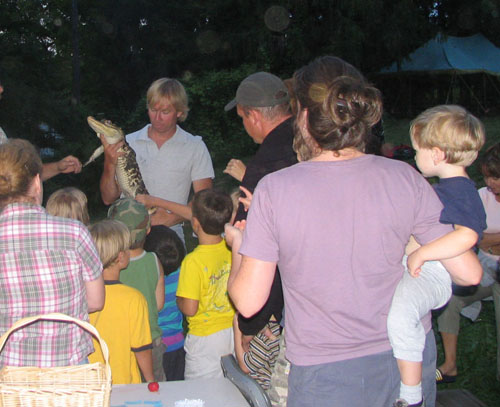 Dan the Snakeman at Lime Hollow